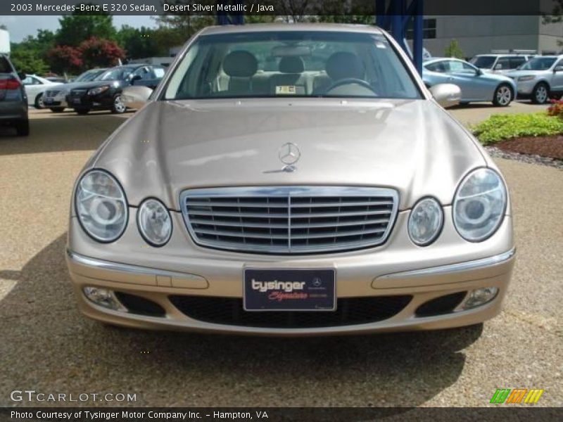 Desert Silver Metallic / Java 2003 Mercedes-Benz E 320 Sedan