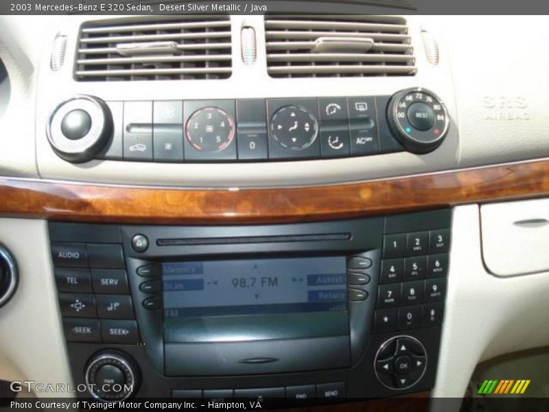 Desert Silver Metallic / Java 2003 Mercedes-Benz E 320 Sedan