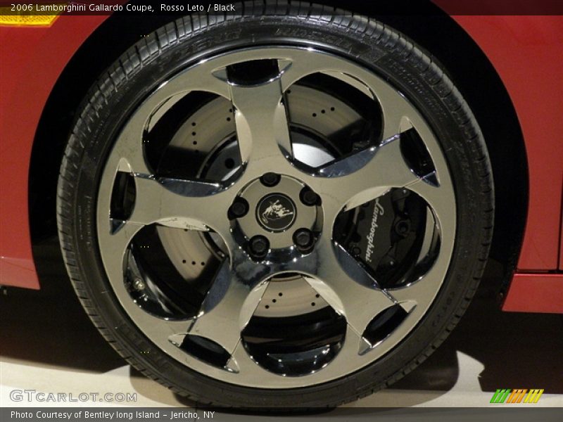 Rosso Leto / Black 2006 Lamborghini Gallardo Coupe