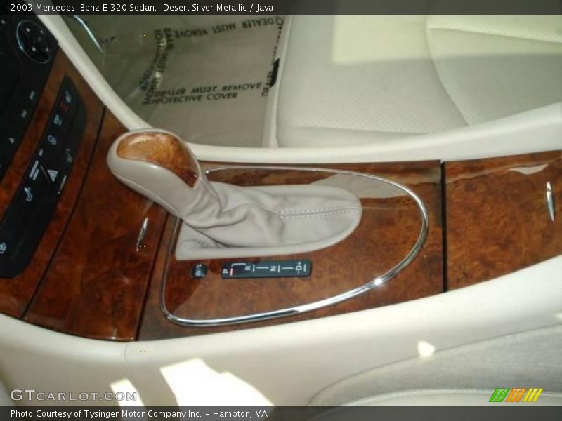 Desert Silver Metallic / Java 2003 Mercedes-Benz E 320 Sedan