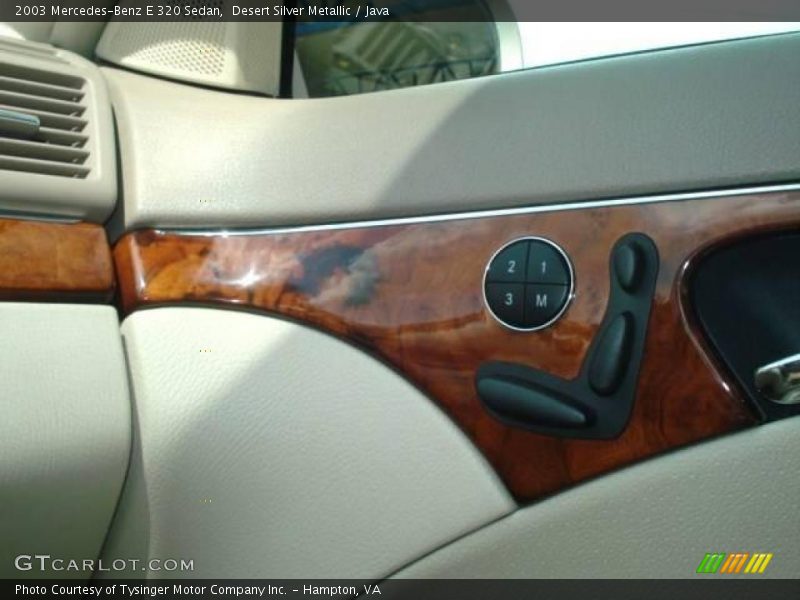 Desert Silver Metallic / Java 2003 Mercedes-Benz E 320 Sedan