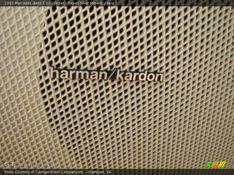 Desert Silver Metallic / Java 2003 Mercedes-Benz E 320 Sedan