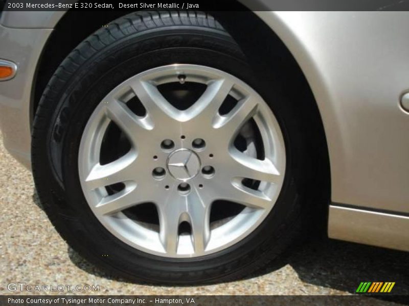 Desert Silver Metallic / Java 2003 Mercedes-Benz E 320 Sedan
