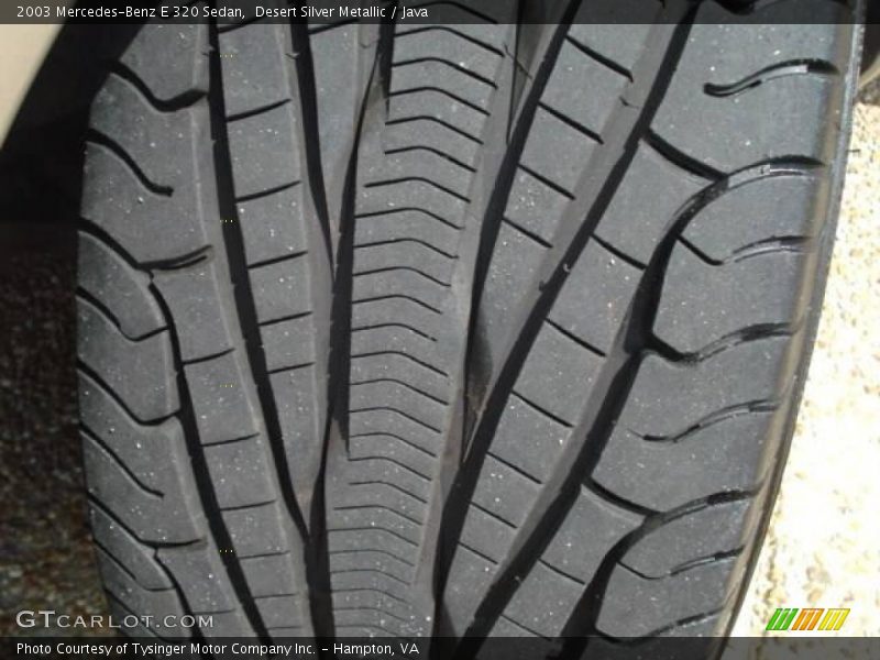 Desert Silver Metallic / Java 2003 Mercedes-Benz E 320 Sedan