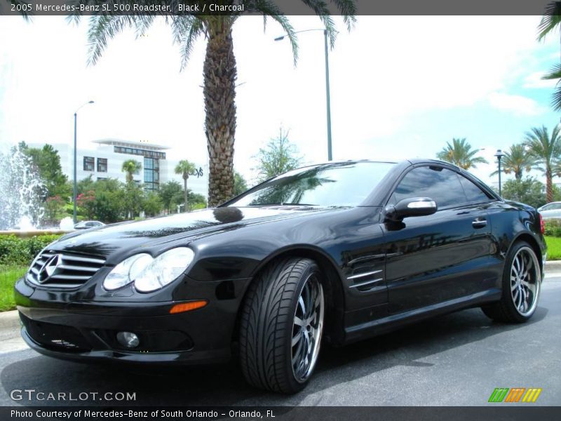 Black / Charcoal 2005 Mercedes-Benz SL 500 Roadster