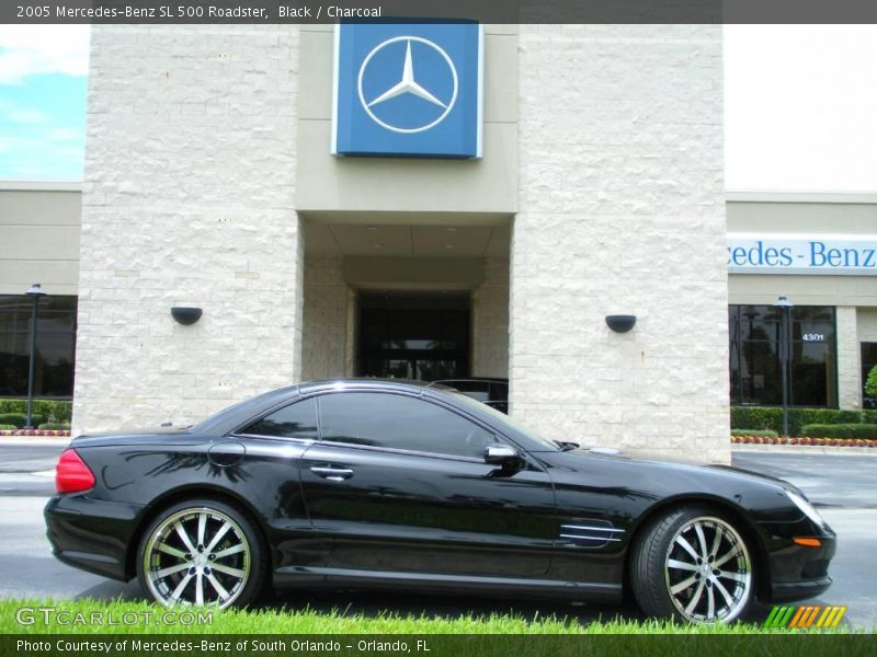 Black / Charcoal 2005 Mercedes-Benz SL 500 Roadster