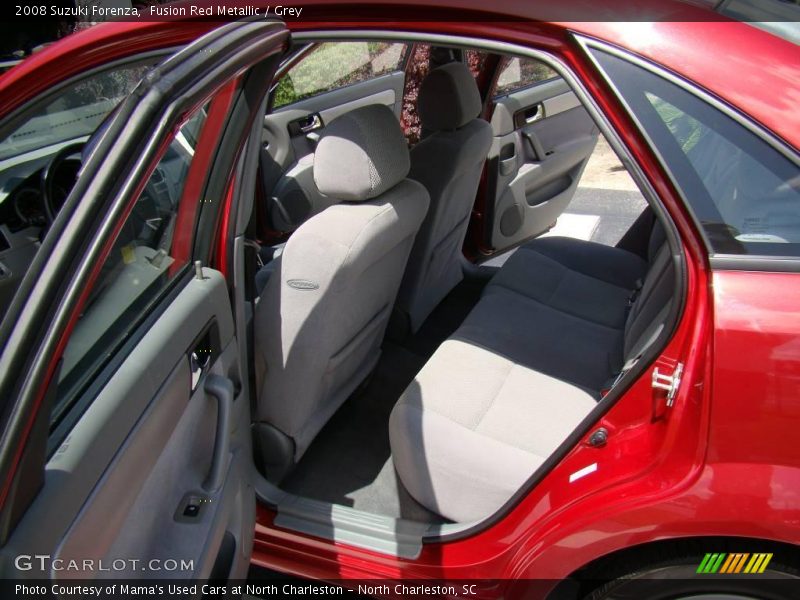 Fusion Red Metallic / Grey 2008 Suzuki Forenza