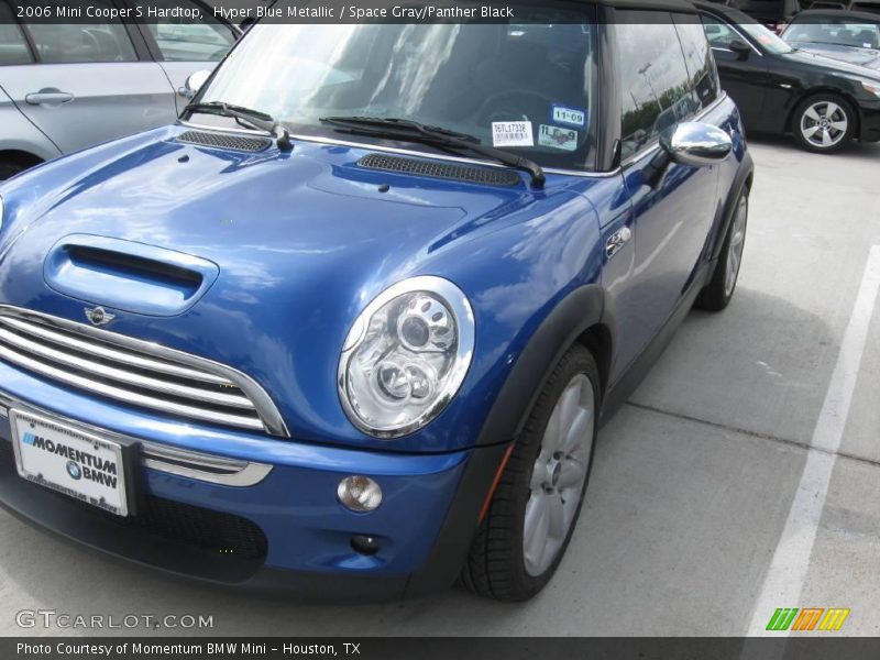 Hyper Blue Metallic / Space Gray/Panther Black 2006 Mini Cooper S Hardtop
