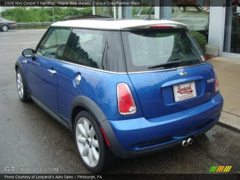 Hyper Blue Metallic / Space Gray/Panther Black 2006 Mini Cooper S Hardtop