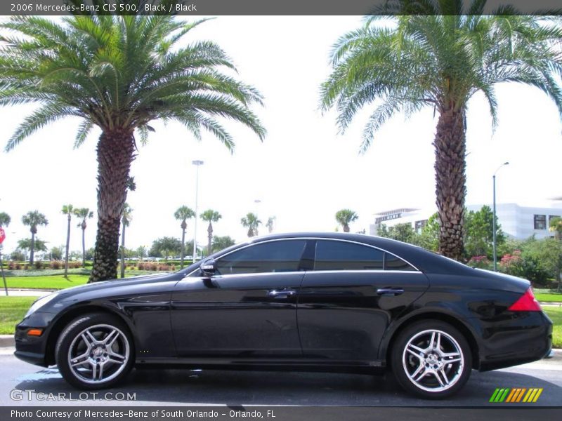 Black / Black 2006 Mercedes-Benz CLS 500