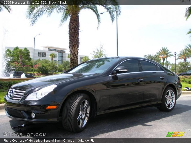 Black / Black 2006 Mercedes-Benz CLS 500