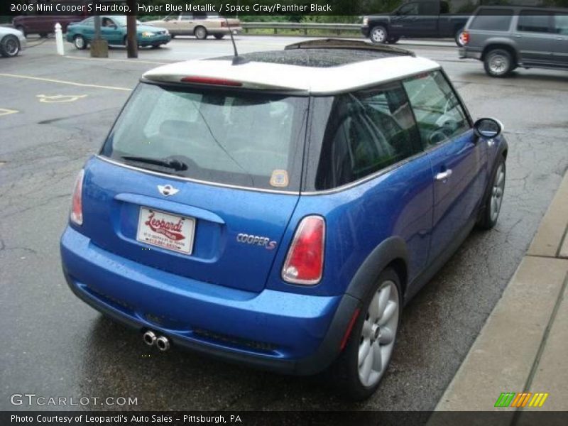 Hyper Blue Metallic / Space Gray/Panther Black 2006 Mini Cooper S Hardtop