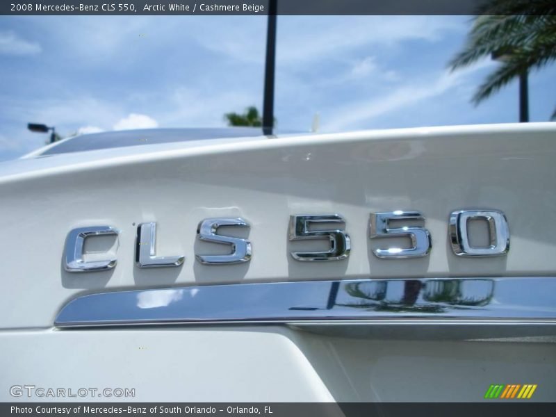 Arctic White / Cashmere Beige 2008 Mercedes-Benz CLS 550