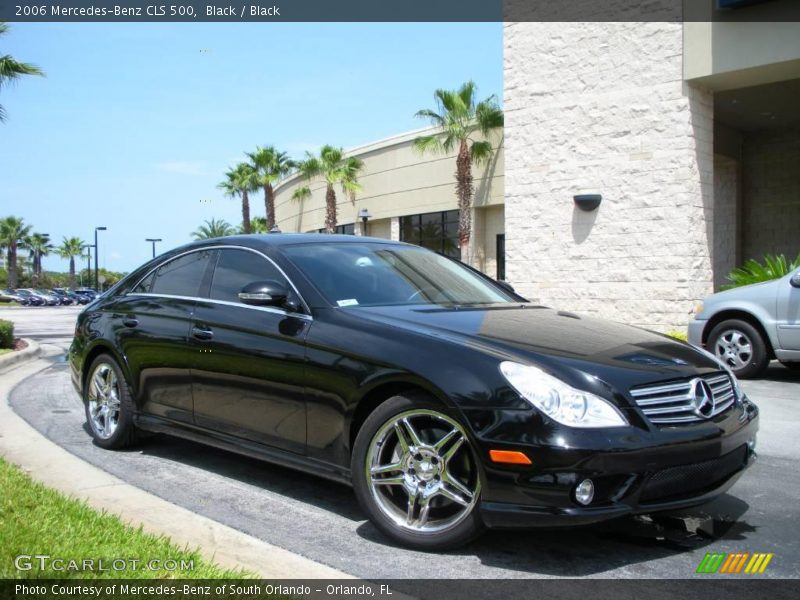 Black / Black 2006 Mercedes-Benz CLS 500
