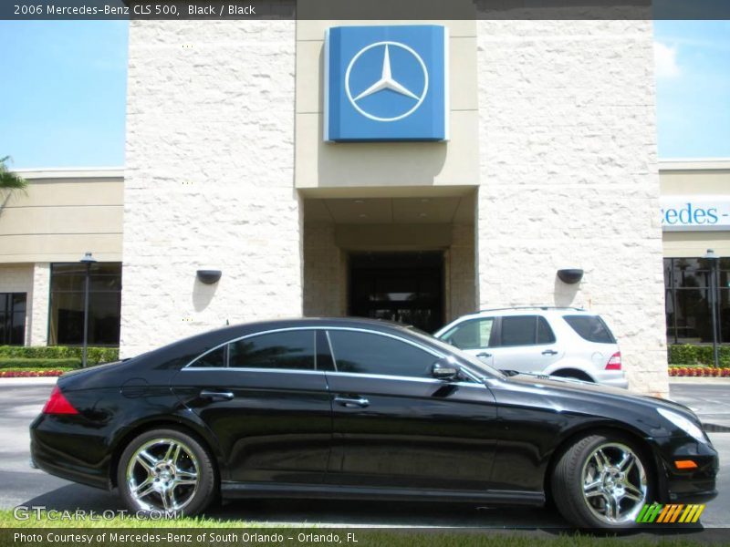 Black / Black 2006 Mercedes-Benz CLS 500