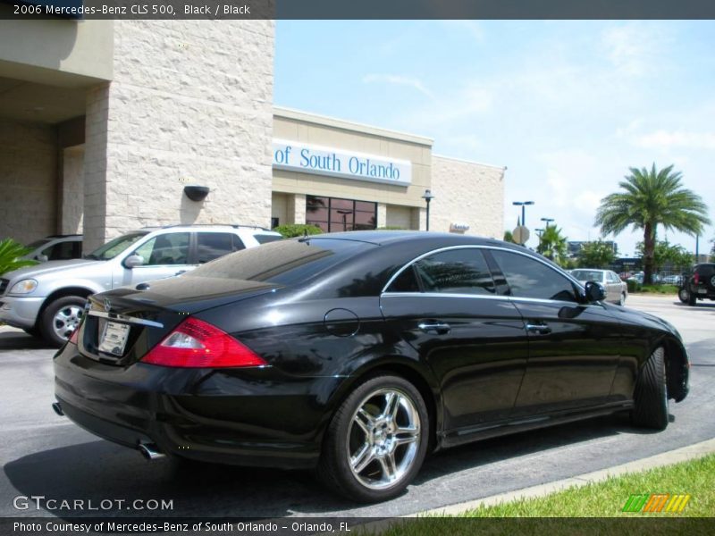 Black / Black 2006 Mercedes-Benz CLS 500