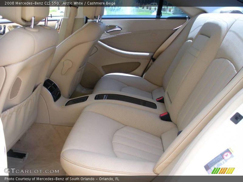 Arctic White / Cashmere Beige 2008 Mercedes-Benz CLS 550
