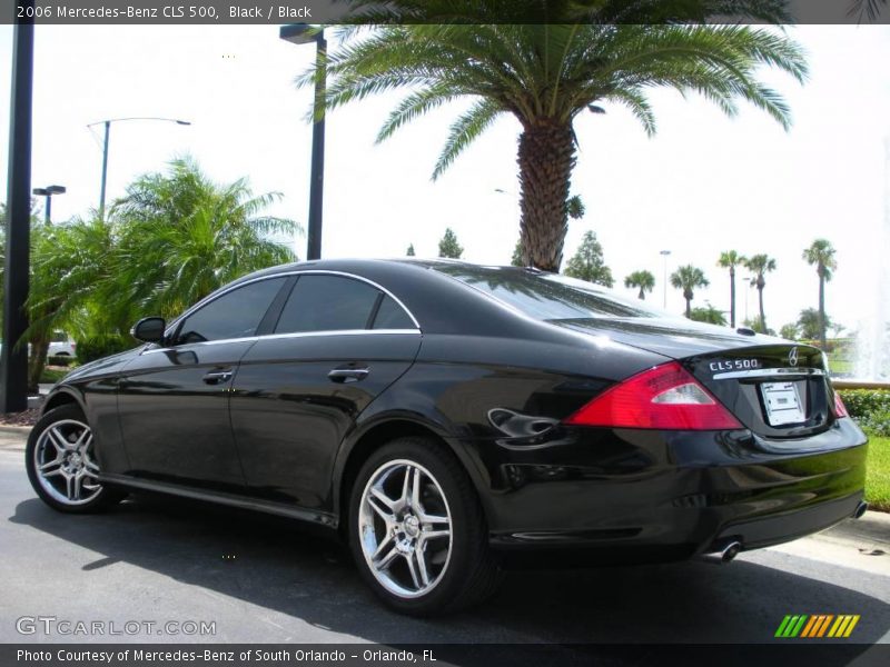 Black / Black 2006 Mercedes-Benz CLS 500