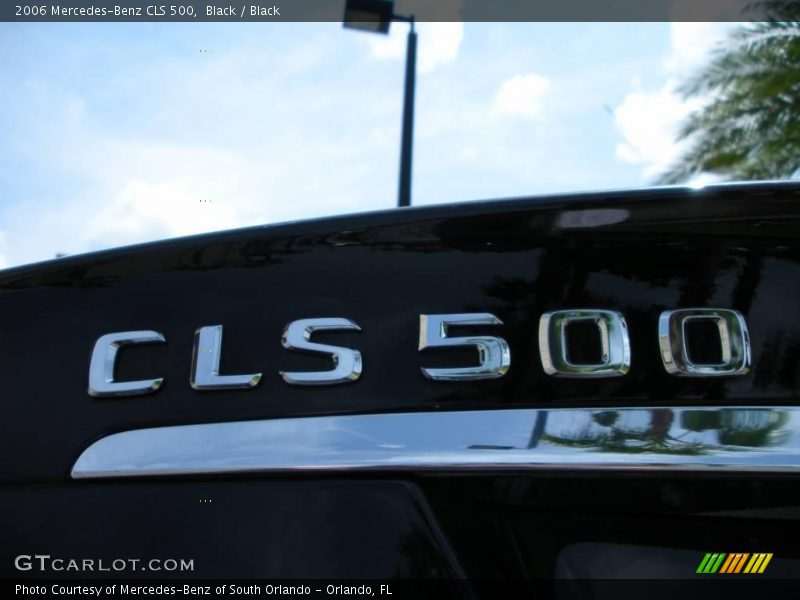 Black / Black 2006 Mercedes-Benz CLS 500