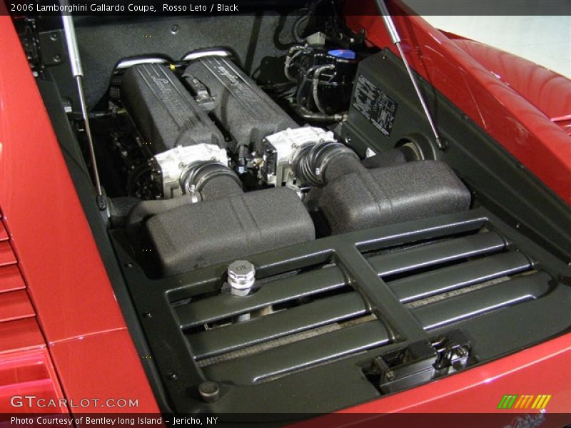 Rosso Leto / Black 2006 Lamborghini Gallardo Coupe