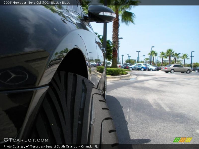 Black / Black 2006 Mercedes-Benz CLS 500