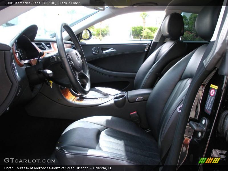 Black / Black 2006 Mercedes-Benz CLS 500