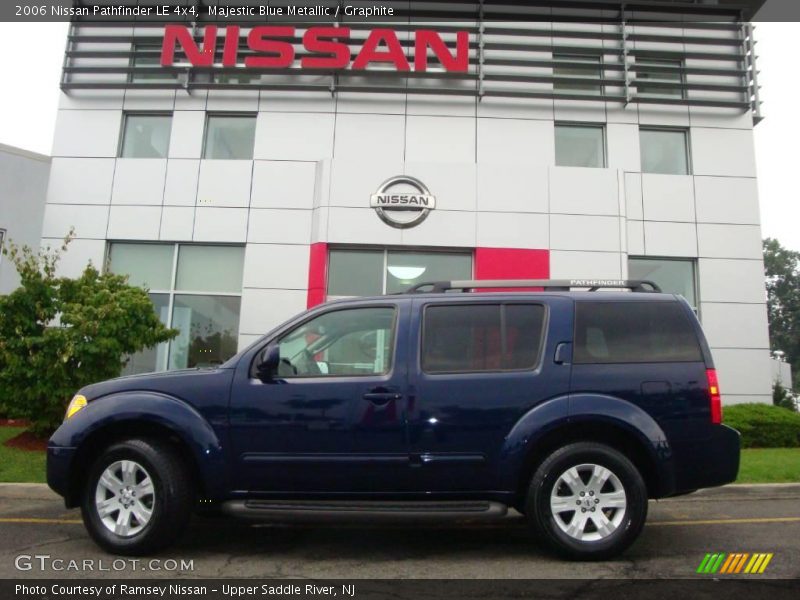 Majestic Blue Metallic / Graphite 2006 Nissan Pathfinder LE 4x4