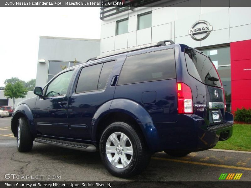 Majestic Blue Metallic / Graphite 2006 Nissan Pathfinder LE 4x4