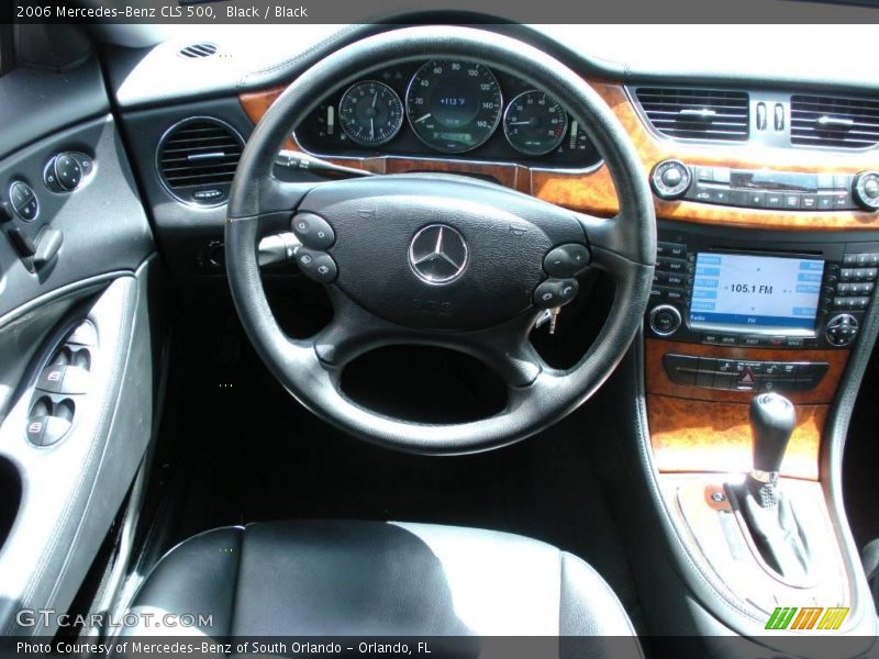 Black / Black 2006 Mercedes-Benz CLS 500