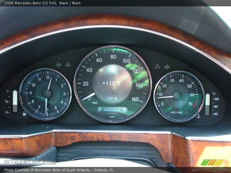 Black / Black 2006 Mercedes-Benz CLS 500