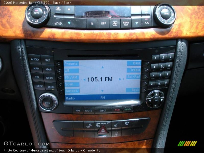 Black / Black 2006 Mercedes-Benz CLS 500