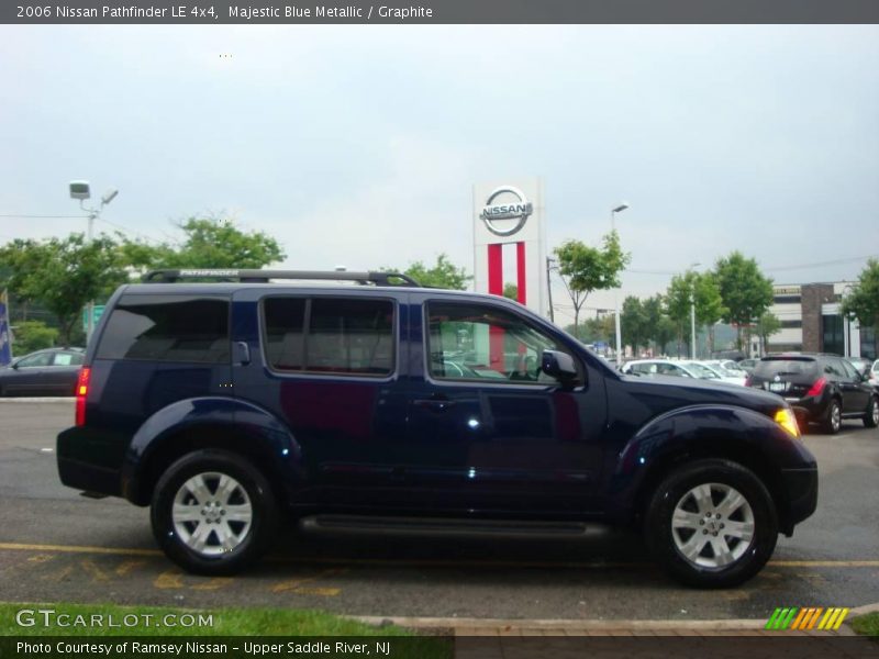 Majestic Blue Metallic / Graphite 2006 Nissan Pathfinder LE 4x4