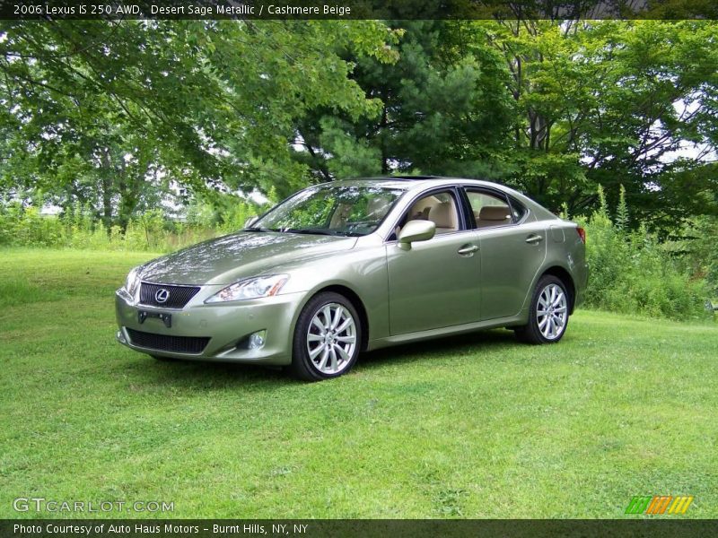 Desert Sage Metallic / Cashmere Beige 2006 Lexus IS 250 AWD