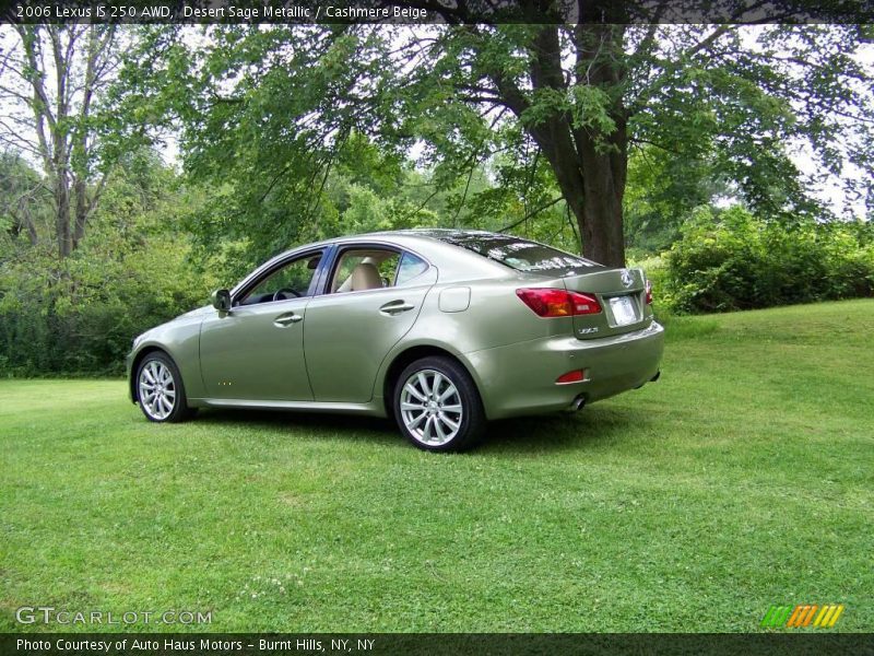 Desert Sage Metallic / Cashmere Beige 2006 Lexus IS 250 AWD