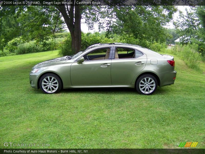 Desert Sage Metallic / Cashmere Beige 2006 Lexus IS 250 AWD