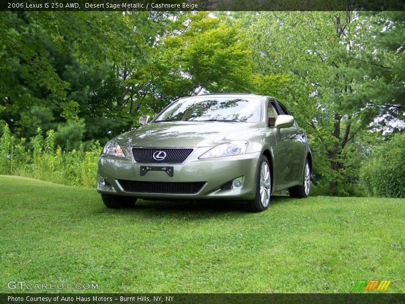 Desert Sage Metallic / Cashmere Beige 2006 Lexus IS 250 AWD