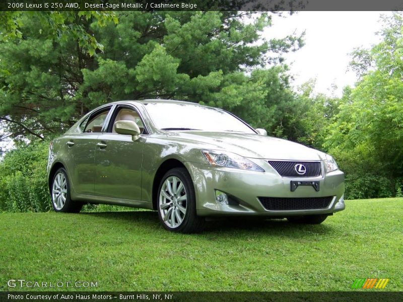 Desert Sage Metallic / Cashmere Beige 2006 Lexus IS 250 AWD