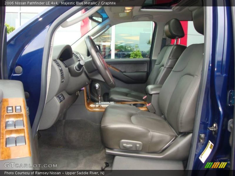 Majestic Blue Metallic / Graphite 2006 Nissan Pathfinder LE 4x4