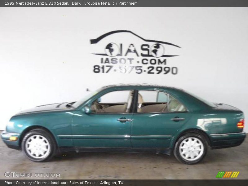 Dark Turquoise Metallic / Parchment 1999 Mercedes-Benz E 320 Sedan
