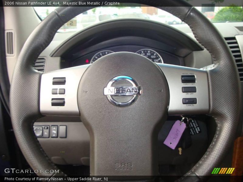 Majestic Blue Metallic / Graphite 2006 Nissan Pathfinder LE 4x4