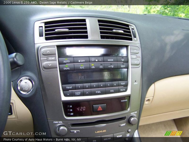 Desert Sage Metallic / Cashmere Beige 2006 Lexus IS 250 AWD