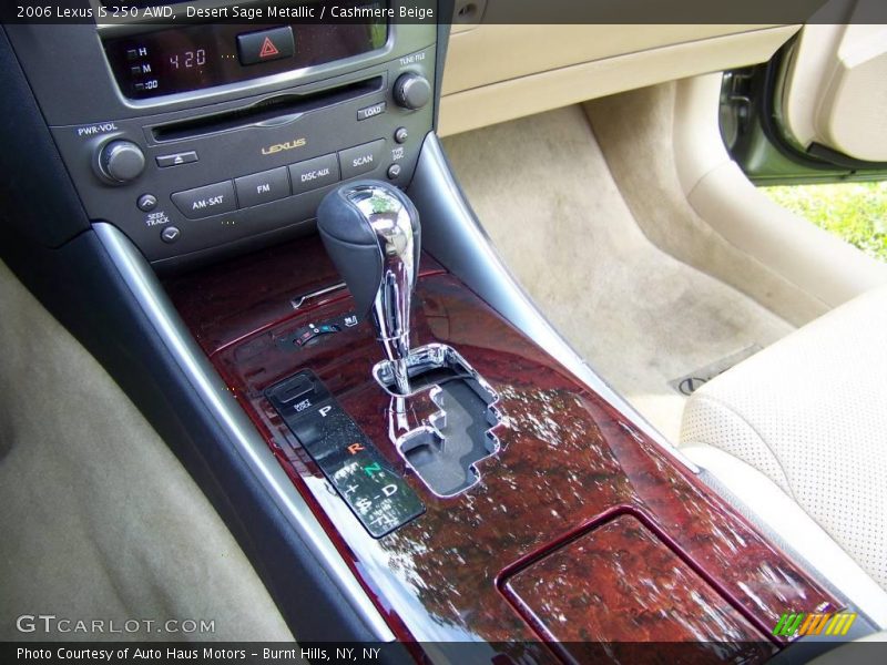 Desert Sage Metallic / Cashmere Beige 2006 Lexus IS 250 AWD
