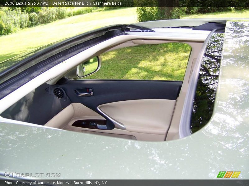 Desert Sage Metallic / Cashmere Beige 2006 Lexus IS 250 AWD