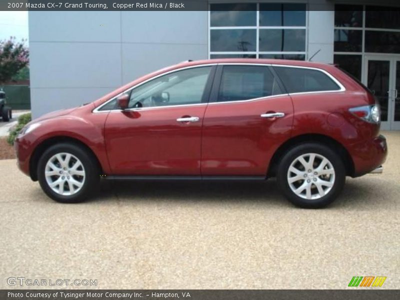 Copper Red Mica / Black 2007 Mazda CX-7 Grand Touring
