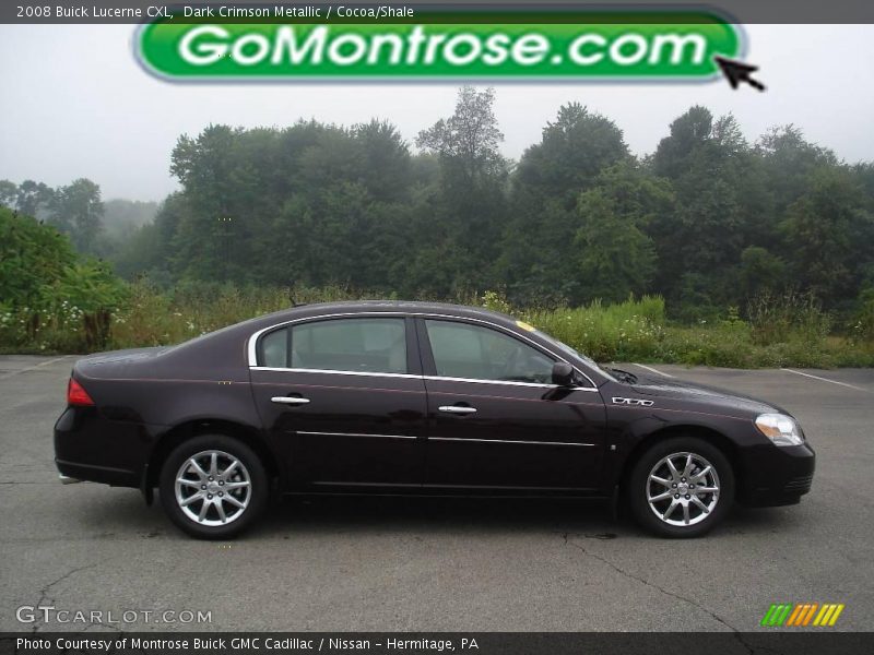 Dark Crimson Metallic / Cocoa/Shale 2008 Buick Lucerne CXL