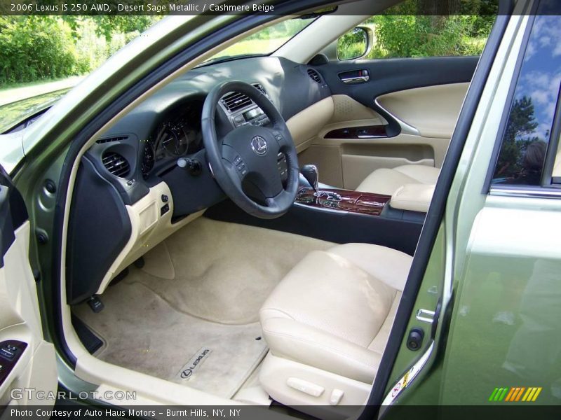 Desert Sage Metallic / Cashmere Beige 2006 Lexus IS 250 AWD