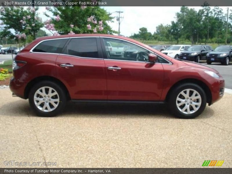 Copper Red Mica / Black 2007 Mazda CX-7 Grand Touring