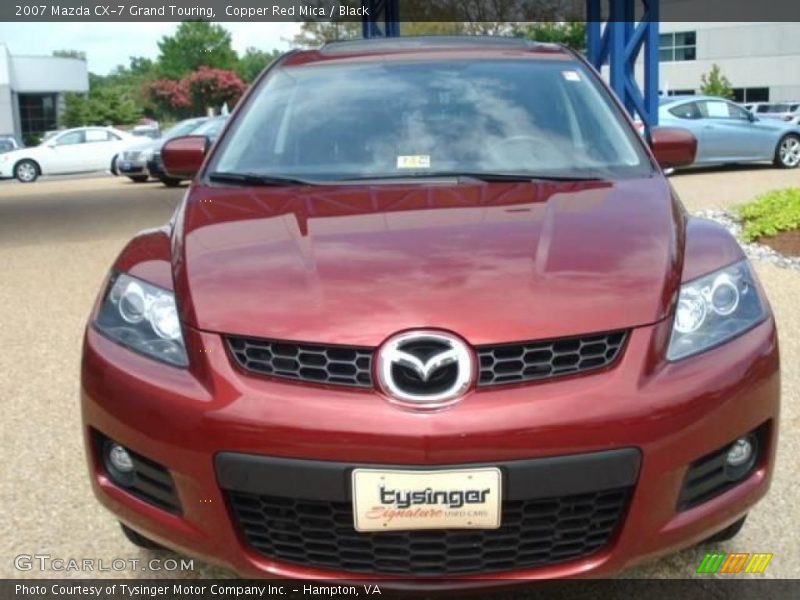 Copper Red Mica / Black 2007 Mazda CX-7 Grand Touring