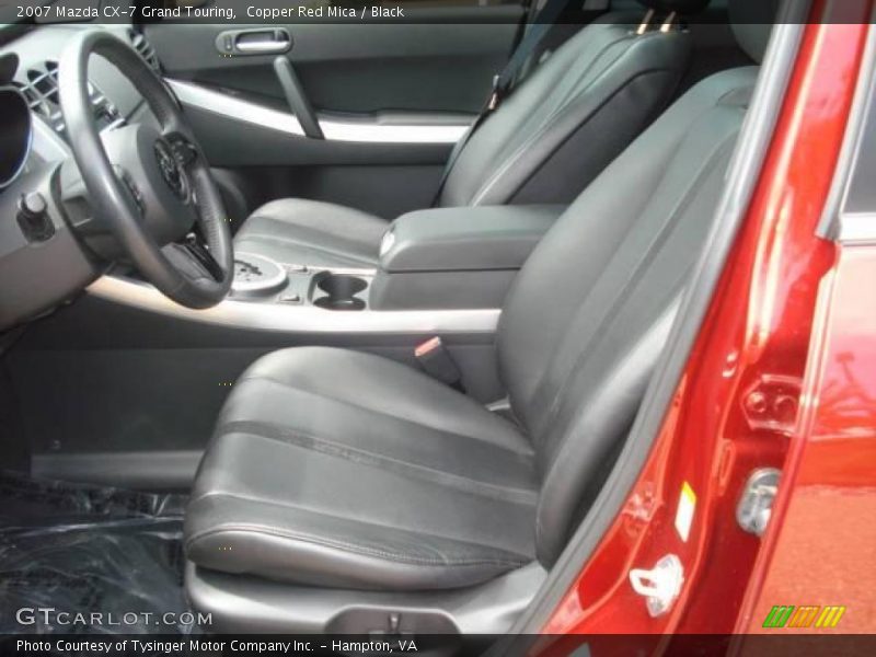 Copper Red Mica / Black 2007 Mazda CX-7 Grand Touring