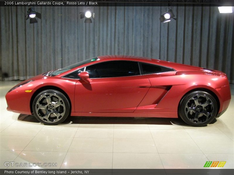 Rosso Leto / Black 2006 Lamborghini Gallardo Coupe